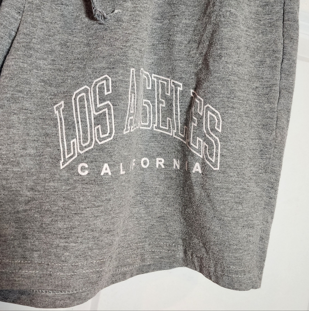 Shein Gray Los Angeles Men's Shorts Large - Picture 4 of 5